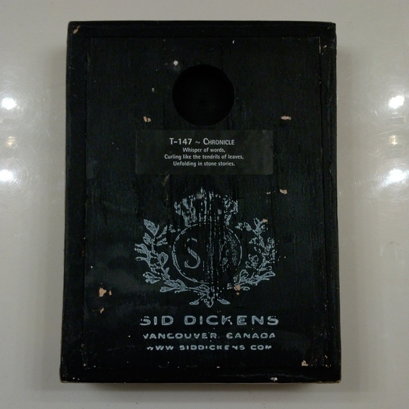 Sid Dickens T-147 "Chronicle" Memory Block wall tile *Rare & Retired* - Picture 2 of 2
